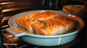 Perfectly Baked Salmon: Master the Right Salmon Temperature Oven recipe card