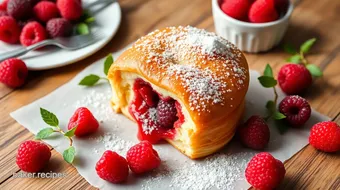 Bake Raspberry Danish with Raspberry Filling