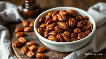 Roast Almonds with Maple Tamari Flavor