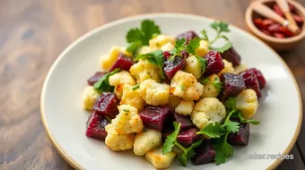 Roasted Cauliflower Beet Salad | Healthy Dish