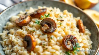 Seafood Mushroom: The Ultimate Creamy Risotto Recipe to Impress! recipe card