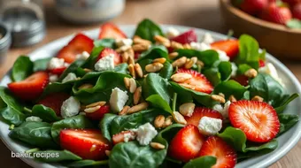 Easy Spinach and Strawberry Salad: A Fresh Delight for Spring recipe card