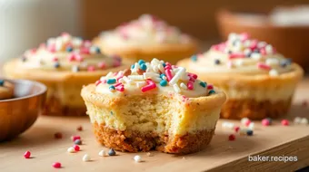 Bake Sprinkle Cheesecake Cookie Cups Treat