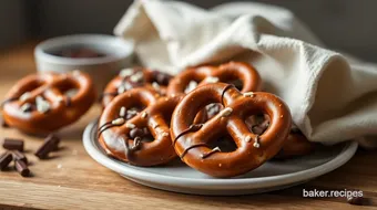 Bake Pretzels with Chocolate Hugs Treats