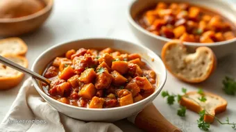 Simmered Turkey Sweet Potato Chili Delight