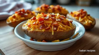 How to Make the Ultimate Calories Loaded Baked Potato: An Indulgent Feast! recipe card