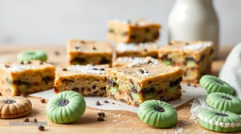 Bake Minty Cookie Bars with York Patties