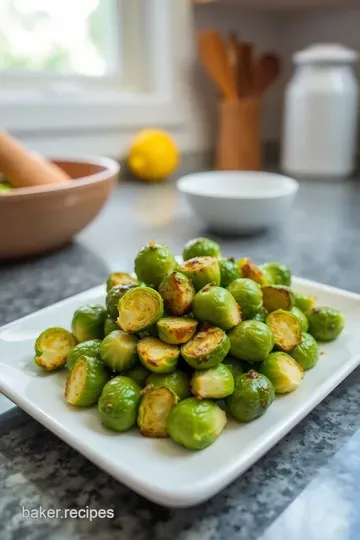 Air-Fried Brussels Sprouts: A Crispy Delight steps