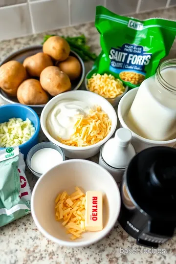 Air Fryer Twice Baked Potatoes ingredients