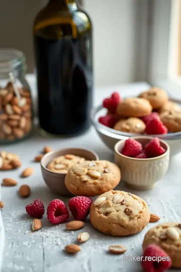 Almond Raspberry Bliss Cookies ingredients