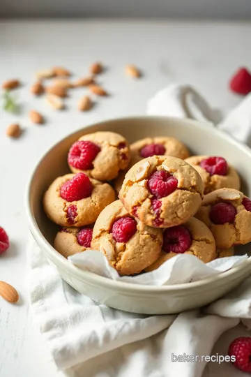 Almond Raspberry Bliss Cookies steps