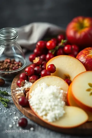 Apple Cranberry Delight Pie ingredients