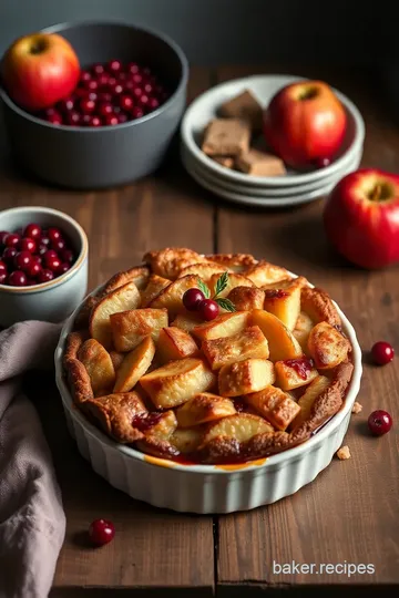 Apple Cranberry Delight Pie steps