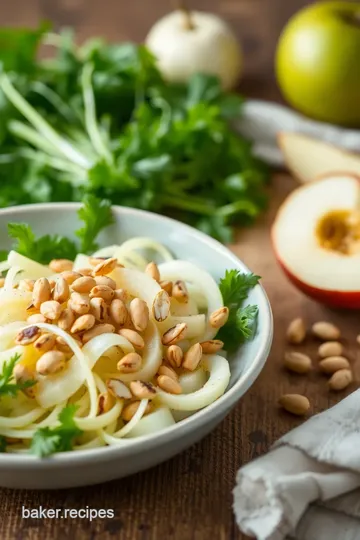 Apple Fennel Salad with Pistachios steps