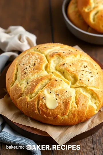 Asiago-Crusted Skillet Bread steps