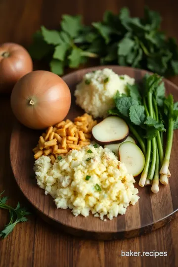 Crustless Veggie Quiche ingredients