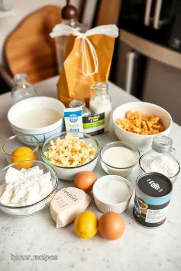 Bread Pudding Cake ingredients