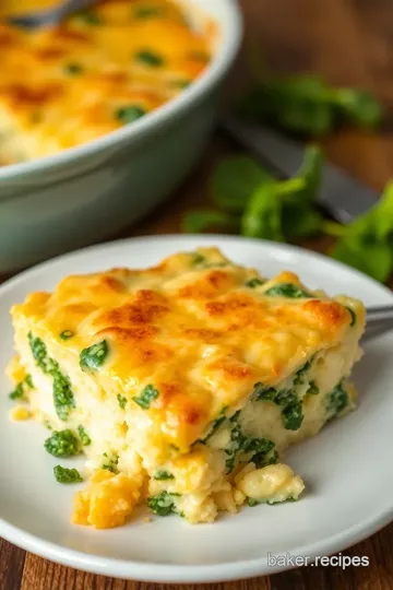 Savory Baked Cottage Cheese Casserole presentation