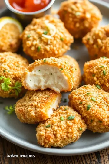 Easy Family Baked Chicken Bites presentation