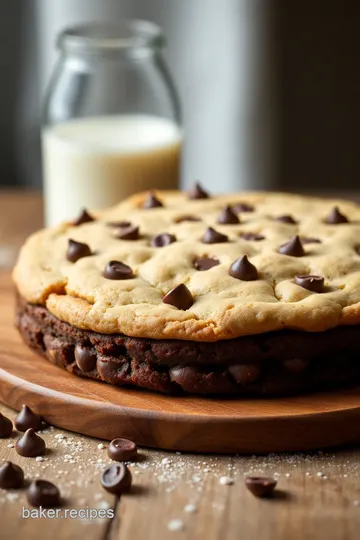 Bake Chocolate Chip Cookie Cake Delight presentation