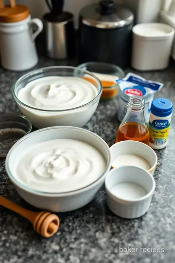 Baked Yogurt ingredients