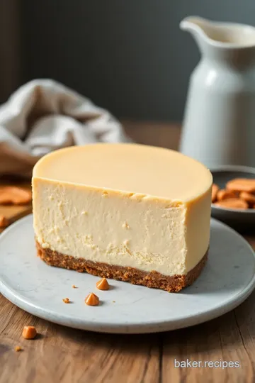 Bake Peanut Butter Butterfinger Cheesecake presentation