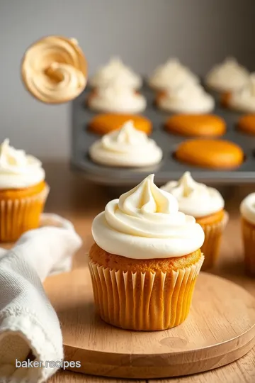 Spiced Pumpkin Cupcakes with Marshmallow Frosting steps