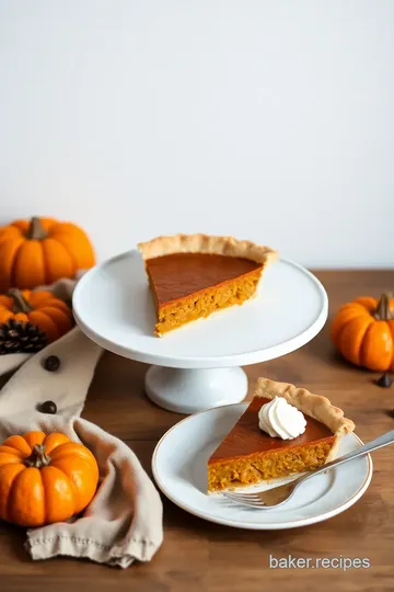 The Great Pumpkin Pie Recipe presentation