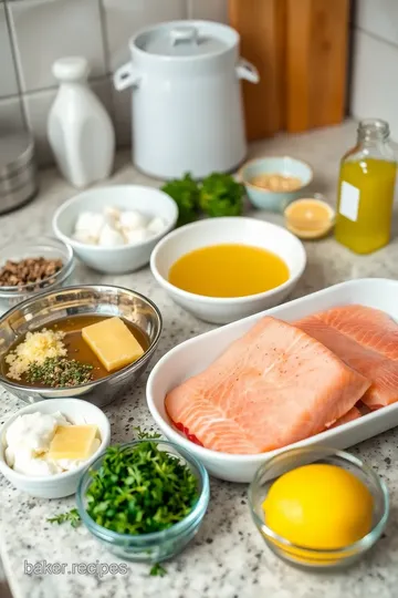 Perfectly Baked Salmon at 425°F ingredients