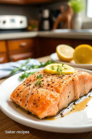 Perfectly Baked Salmon at 425°F steps