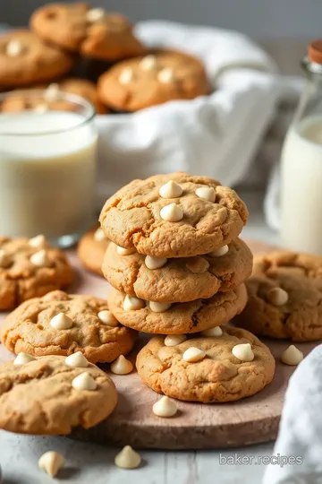 Bake Soft White Chocolate Chip Molasses Cookies presentation