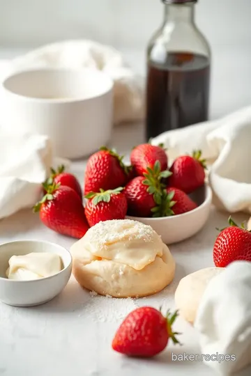 Bake Strawberry Dumpling Skillet Cake ingredients