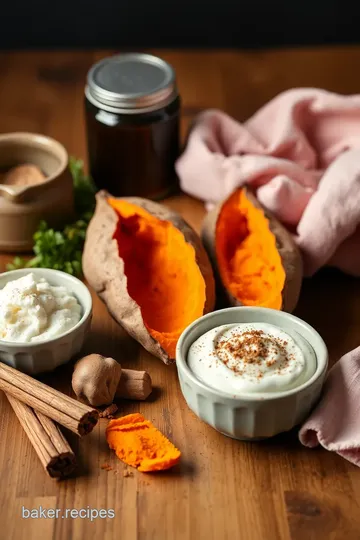 Cinnamon Sugar Sweet Potato Fries ingredients