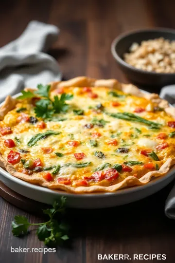 Tortilla Quiche Bake presentation