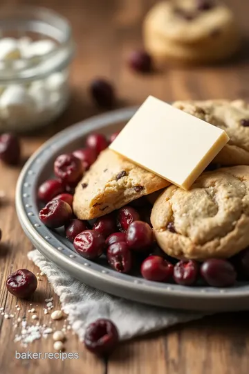 Bake White Chocolate Cranberry Pistachio Cookies ingredients