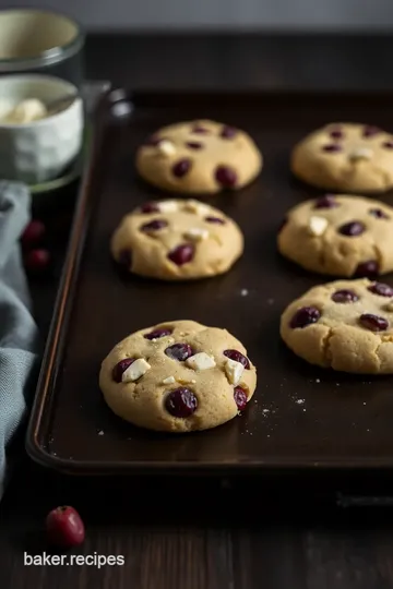 Bake White Chocolate Cranberry Pistachio Cookies steps