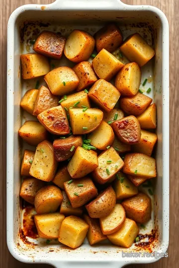 Starbucks-Inspired Potato Chive Bake presentation