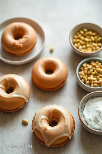 Baked Brown Butter Pistachio Doughnuts ingredients