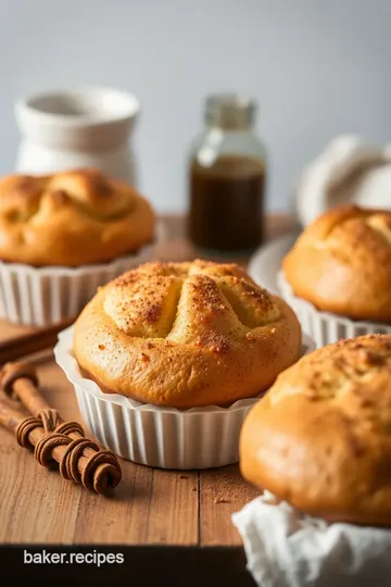 Baked Cinnamon Sugar Popovers presentation