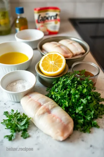 Baked Crappie with Lemon & Herbs ingredients