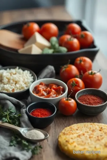 Baked Polenta with Burst Tomatoes ingredients