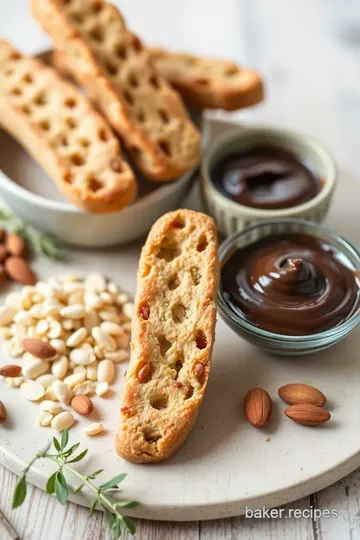 Chocolate-Dipped Almond Biscotti ingredients