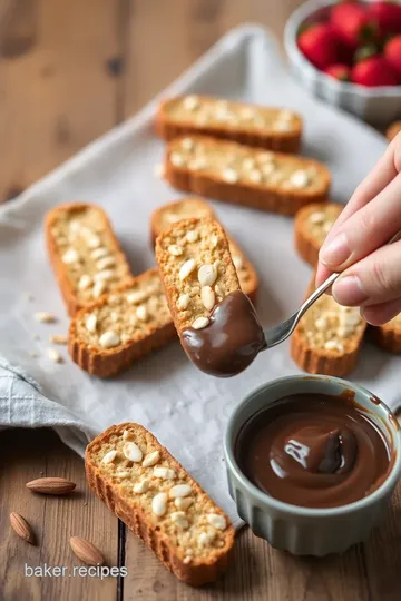 Chocolate-Dipped Almond Biscotti steps