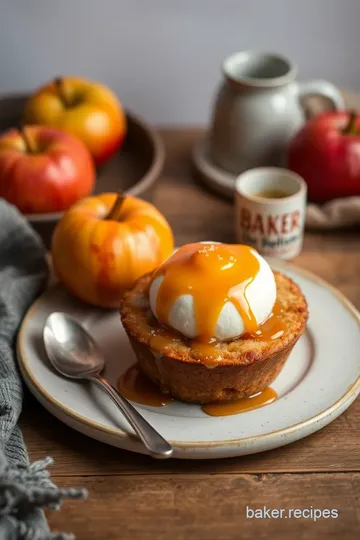 Salted Caramel Apple Pie Bars presentation