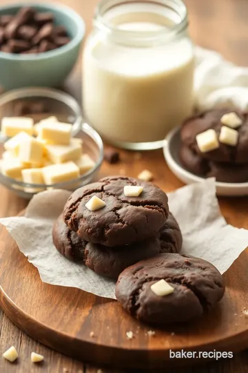 Double Chocolate Chip Swirl Cookies ingredients