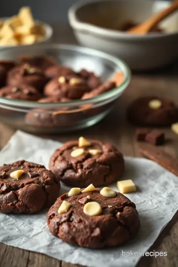 Double Chocolate Chip Swirl Cookies steps