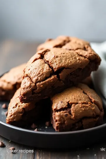 Triple Chocolate Scones presentation