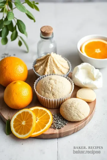 Citrus Poppy Seed Muffins with Zest ingredients