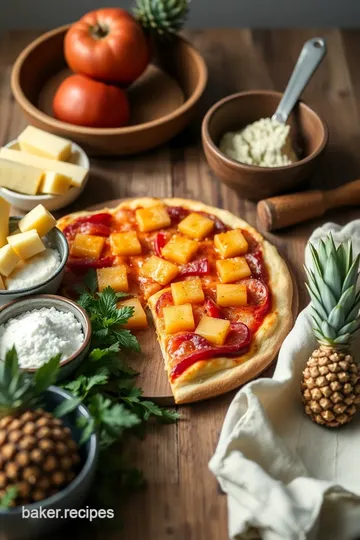 Hawaiian Pizza Recipe ingredients