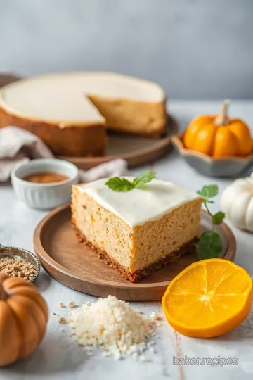 Pumpkin Cake Cheesecake ingredients